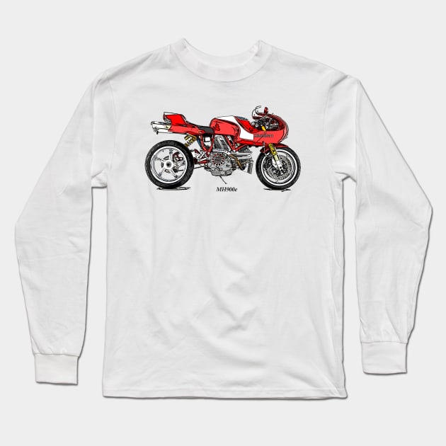 Ducati MH900e Long Sleeve T-Shirt by TripleTreeAdv